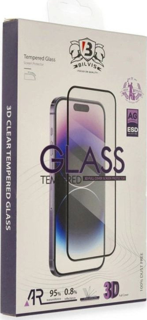 Apple İphone 16 Pro Bilvis 3d Radian Cam Ekran Koruyucu