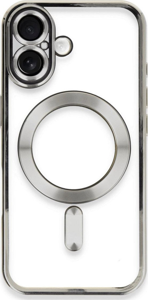 Apple İphone 16 Plus Kılıf Kross Magneticsafe Kapak - Gümüş