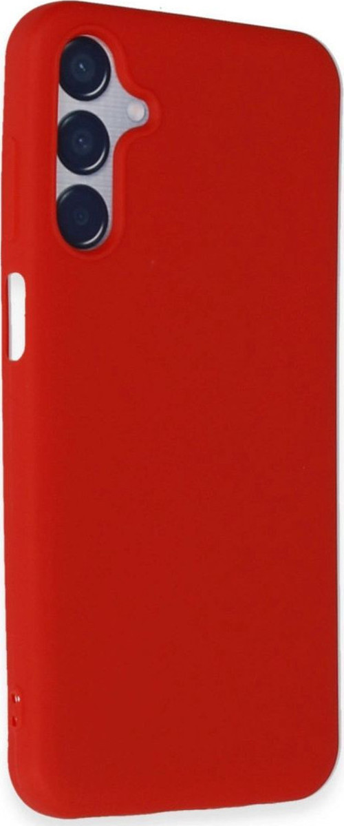 Samsung Galaxy M15 Kılıf First Silikon - Kırmızı