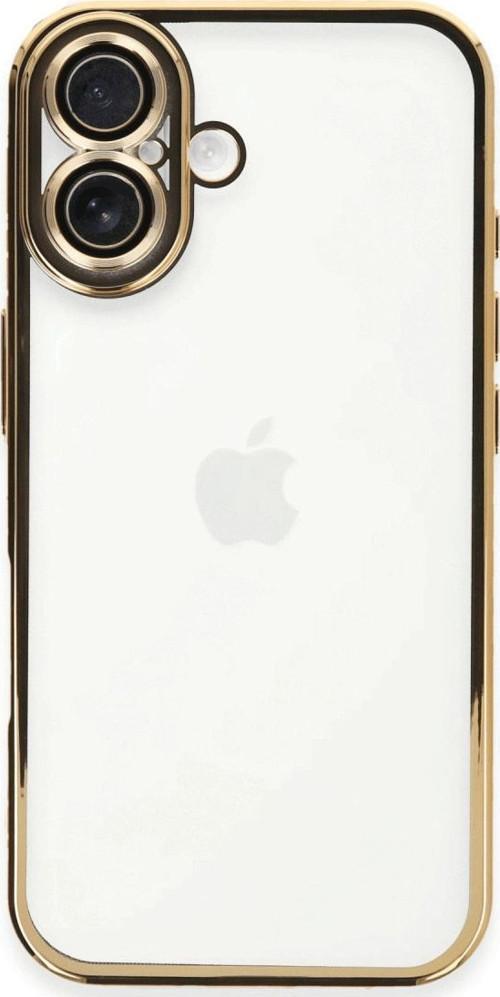 Apple İphone 16 Plus Kılıf Razer Lensli Silikon - Gold
