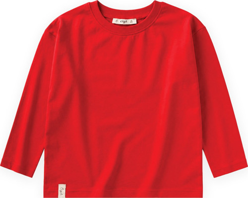 Mevsimlik Basic T-Shırt 2-10 Yaş Kırmızı