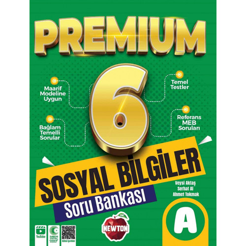 Newton 6. Sınıf Premium A Sosyal Bilgiler Soru Bankası