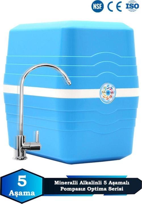 Avenger 5 Aşamalı 8 Lt Metal Tanklı Süper Sarım Membran Teknolojili Pompasız Su Arıtma Cihazı