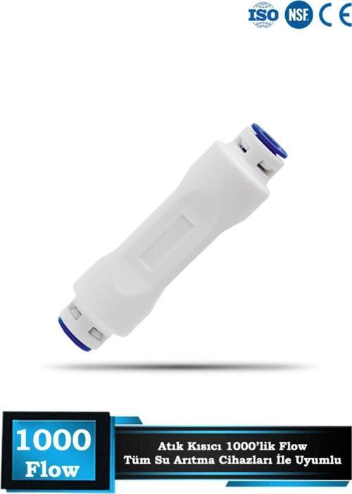 Su Arıtma Cihazları Için Atık Kısıcı Flow 1000