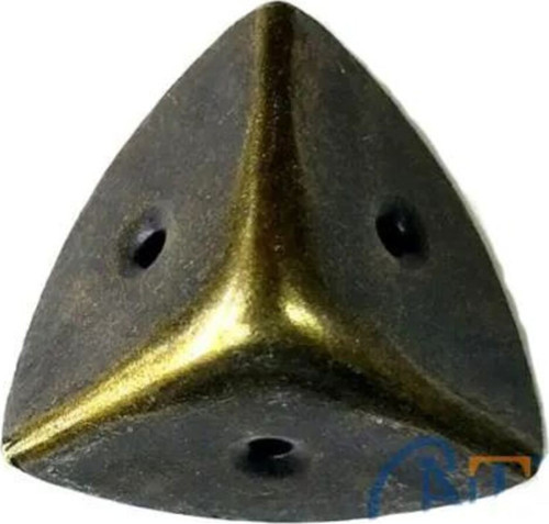 Dekoratif, Kutu, Sandık Köşesi - 45x28 Mm, Büyük, Antik, 1 Adet