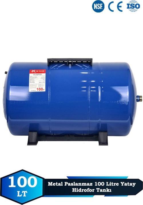 Trtank Profesyonel 100 Litre Yatay Ayaklı Nsf Membranlı Hidrofor Genleşme Tankı