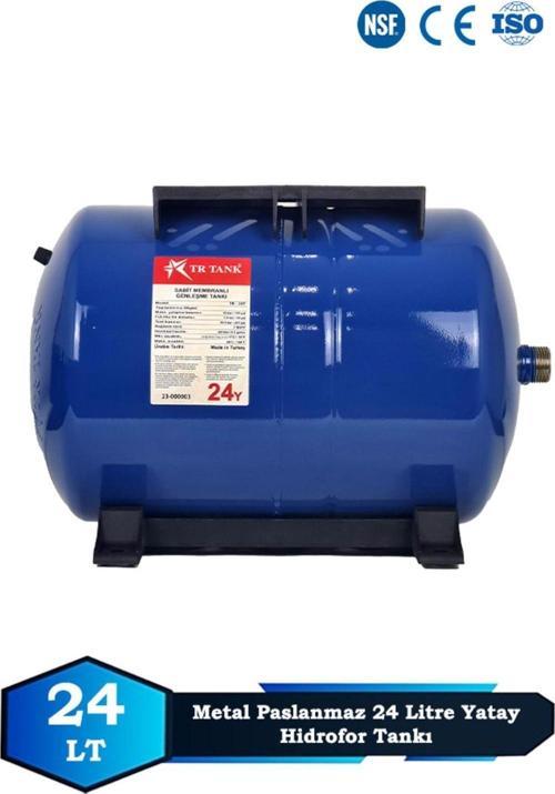 Trtank Profesyonel 24 Litre Yatay Ayaklı Nsf Membranlı Hidrofor Genleşme Tankı