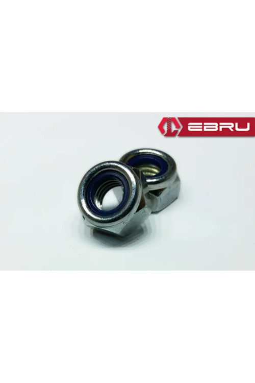 Ebru Altıköşe Fiberli Somun M10 - 100 Adet