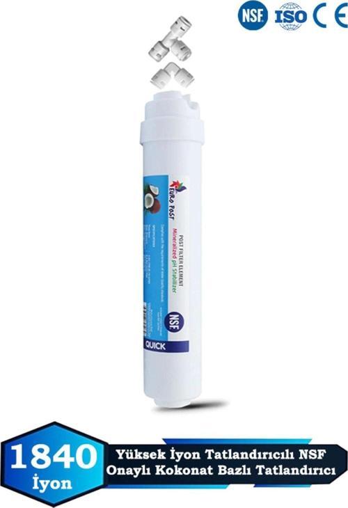 Tüm Su Arıtma Cihazlara Uyumlu Europost 1840 Tatlandırıc Nsf Belgeli Son Karbon Filtre