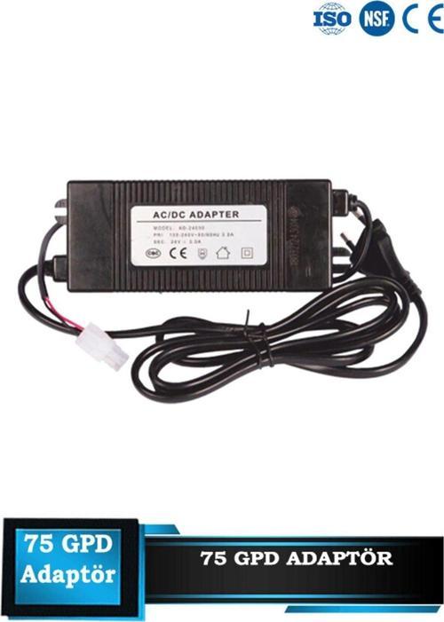 Tüm Su Arıtma Cihazlarıyla Uyumlu 75 Gpd Pompa Adaptörü