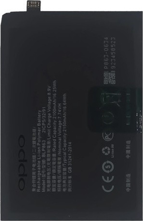 Oppo Reno 6 Pil Batarya BLP863 5G