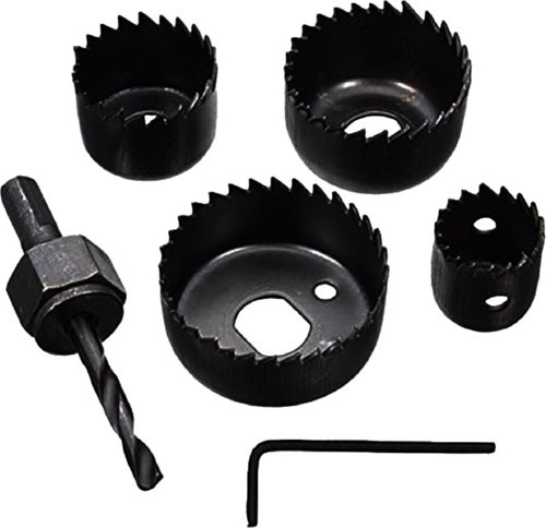 DMAX DMX-4127 ( 6PCS ) BUAT AÇMA PANÇ SETİ ( 32-38-44-54MM & 3/8 HEX & ANAHTAR ) ( METAL &am