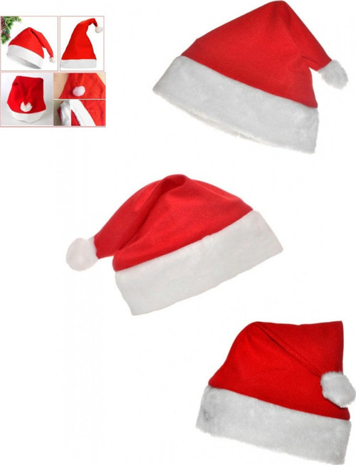 Noel Baba Şapkası 3 Adet Set