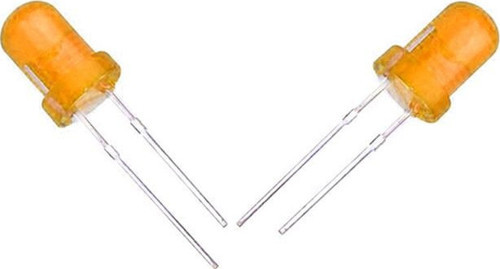 Halmet Mantar Led 4.8mm Turuncu