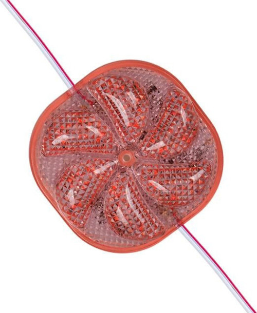 PM-14697 12 Volt 3 Watt Kırmızı Yanıp Sönen Çakar 6565-2835 Modül Led 65x65x12mm