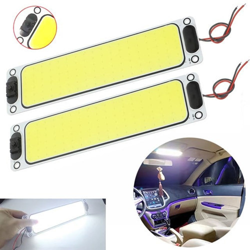 PM-26420 İkili 12-85V DC 6x24 Cm 108 Cob Led Beyaz Işık Panel Lamba