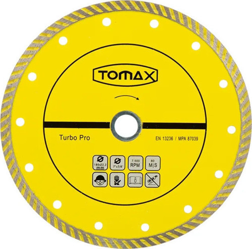 Tomax Turbo Elmas Mermer Granit Kesici 115x2,0x22