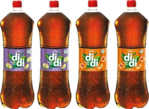 Didi Soğuk Çay Bergamut ve Şeftali 2500 ml x 4 lü Karma Paket
