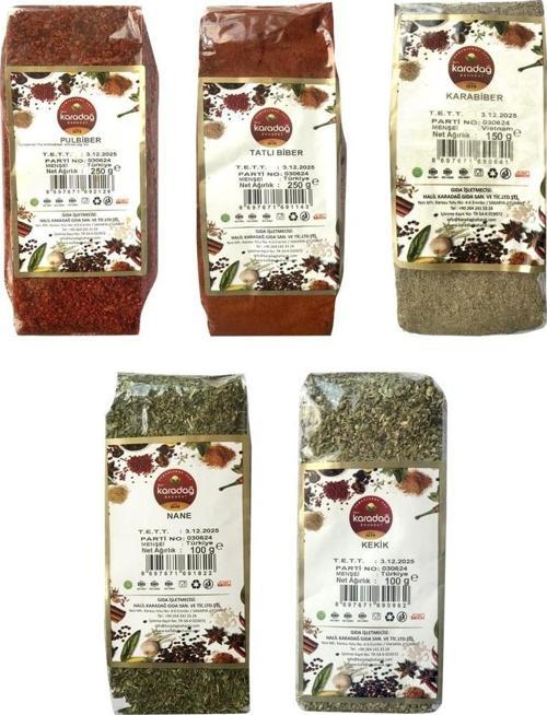 Baharat Seti 5 Çeşit / 850 gr