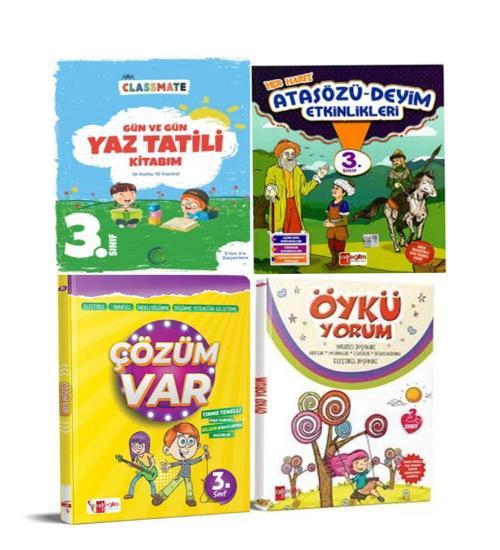 3. Sınıf Gün Ve Gün Yaz Tatili Kitabım +Çözüm Var + Öykü Yorum Ve  Atasözü-Deyim Etkinlikleri