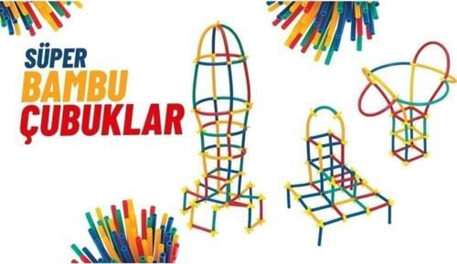 Dede Bambu Çubuklar Sihirbaz Çubuklar 300 Parça Oyuncak Bambu Çubuk Eğitici Oyuncak