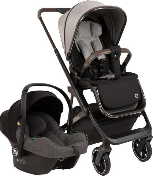 Nanofold 3 Grey Travel Sistem Bebek Arabası Greyson