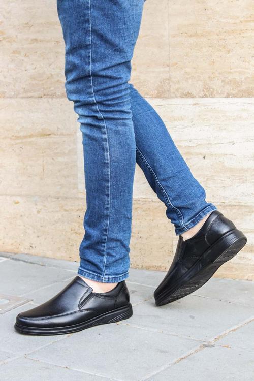 Hakiki Deri Ortopedik Erkek Casual Ayakkabı 815MA1301