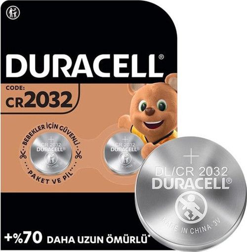 CR2032 Lityum Düğme Pil (2li Paket)