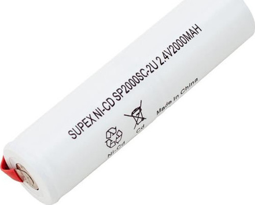 Üst Üste Dik 2'li 2.4V 2000mAh Süpürge Pili