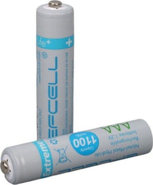 Extreme Life+ 1.2 Volt 1100mAh AAA İnce Şarjlı Pil 2'li Paket