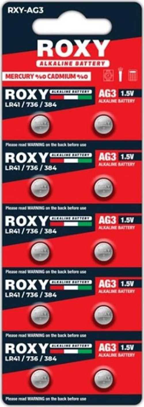 RXY-AG3 LR41/736/384 Alkalin Pil (10'LU Paket)