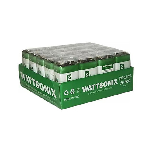 Çinko Karbon 6F22 9 Volt Pil (20'li Paket)