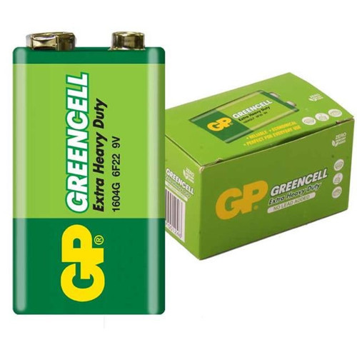 GP 1604G-B Greencell 9 Volt Pil (10'lu Paket)