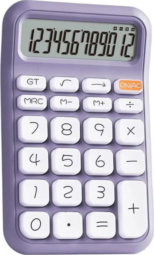 PM-25411 Mor 12 Haneli Hesap Makinesi