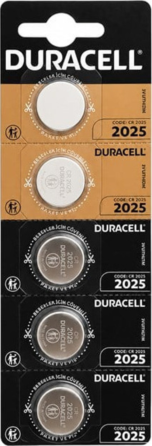 CR2025 3V Lityum Düğme Pil 5'li Paket
