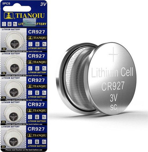 CR927 3V Lityum Düğme Pil 5'li Paket
