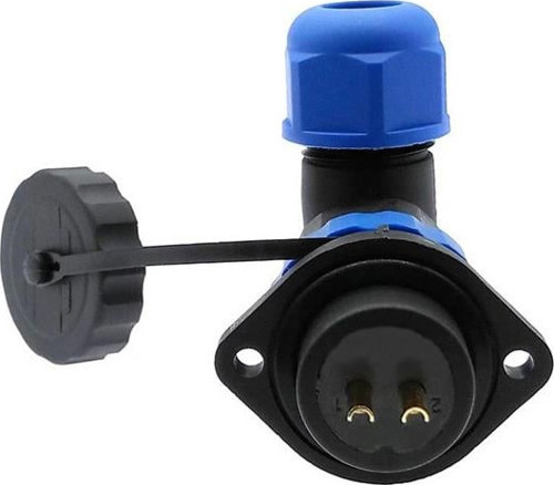 SD20 Su Geçirmez 2 Pin 20 Mm Konnektör 90° Dirsek