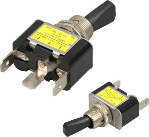IC-151B 12 Volt Dc 30 Amper Toggle Switch On-Off Işıklı