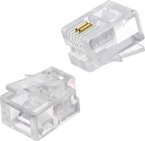 RJ11 Telefon Soketi 6P/2C (100 Adet)