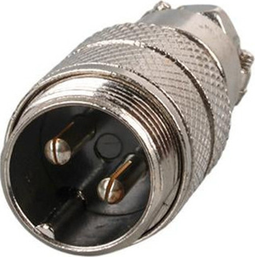 Mayk GX16-2 Pinli Metal Erkek Konnektör (M16 - 16mm)