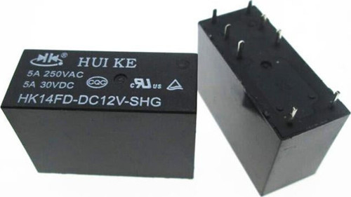 12 Volt Röle Çift Kontak