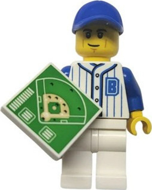® Orjinal Lego Minifigür Baseball Player