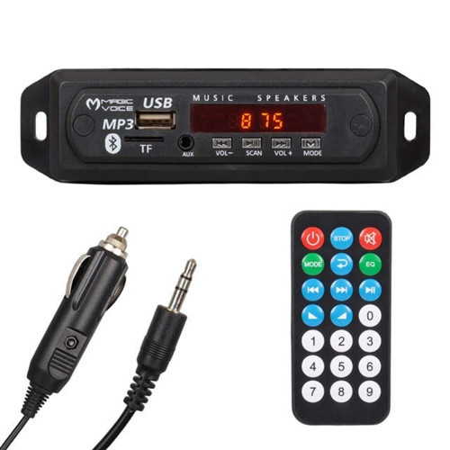 USB-400 Araba Çakmaklık Girişli Bluetooth/USB/TF/FM Destekli MP3 Çalar Modülü