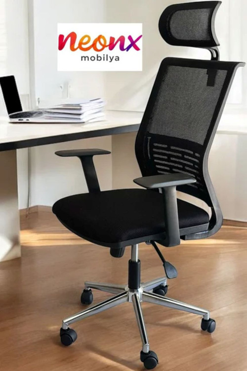 Spring Pro Çalışma Koltuğu Lüx Çalışma Sandalyesi Başlıklı Müdür Sandalyesi