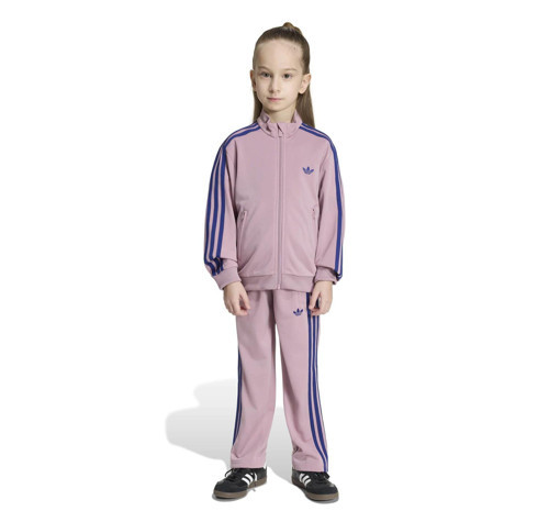 HZ6597-C adidas Fırebırd Ts Çocuk Eşofman Takımı Mor