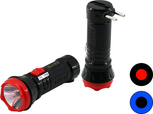 1W TEK LED FİŞ ŞARJLI EL FENERİ UZUN MESAFELİ (5047)