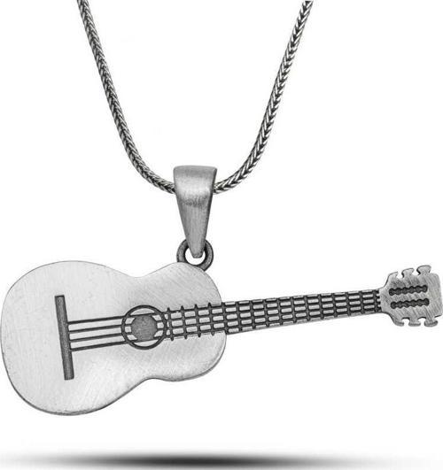 ​Gümüş Gitar Kolye