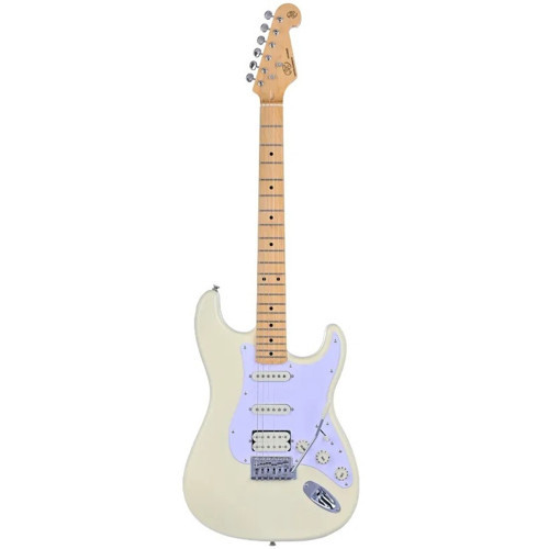 SST57+/HSS/VWH Elektro Gitar (Vintage White)