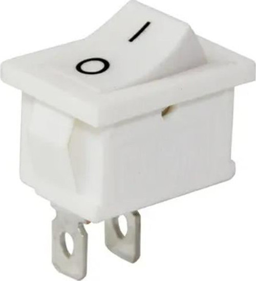 IC-125B-1 Mini Beyaz Işıksız ON-OFF Anahtar