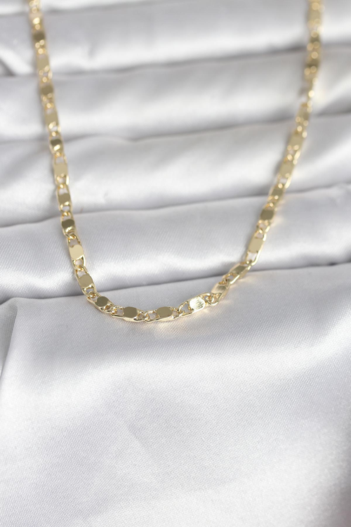 CM 14K Gold Renk Arpa Model 45 cm Kadın Kolye 5886 - OVRLAU5596-6422